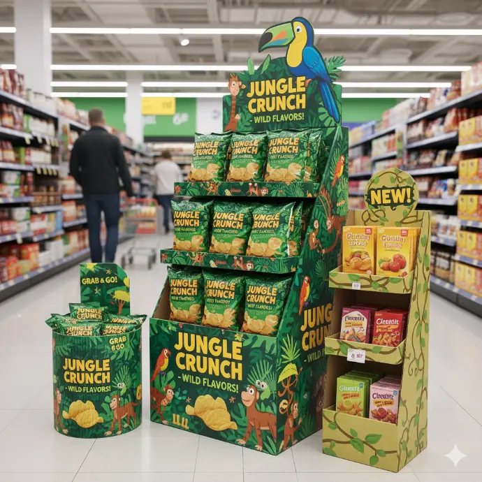 Exhibidores de cartón o corrugado