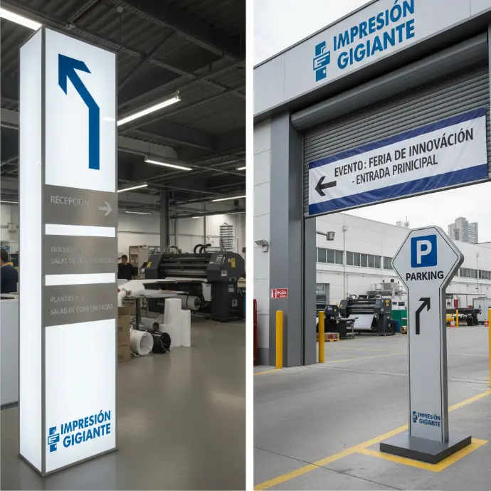 Señalética interior y exterior